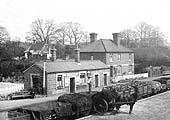 An early picture of Claverdon Station after track modifications but before the platform signal box was built