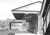 Close up showing the frontage of the down platform building which housed Earlswood Lake station's principal passenger facilities