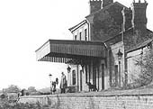 A 1949 view of Great Alne station seen from the position of the ground frame after goods operations ceased in 1947
