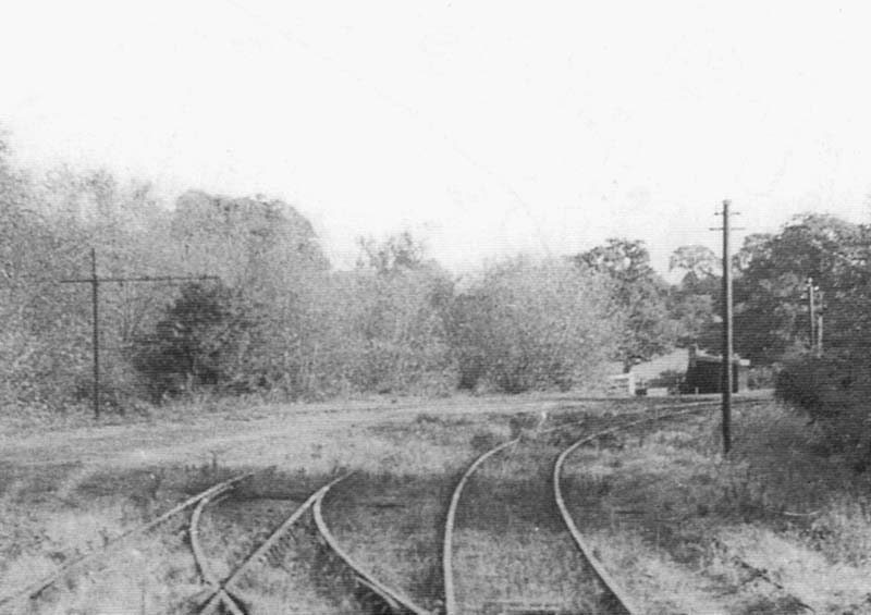 Close up of the goods yard showing the wooden gangers hut and the standard GWR  loading gauge