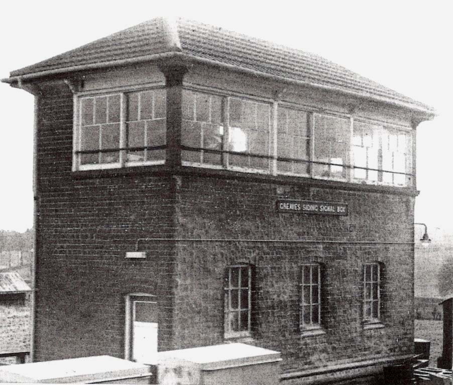 View of the second signal box at Greaves Siding which was opened on 3rd February 1918