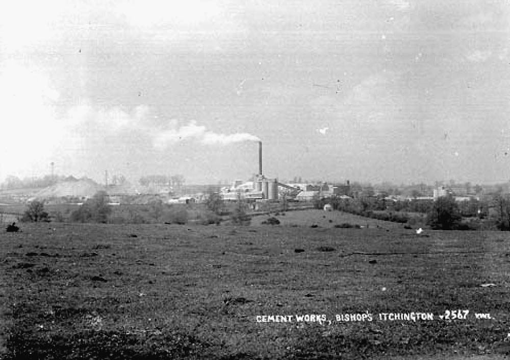 A general view of the Harbury Cement Works under the ownership of Associated Portland Cement Manufacturers in the early 1930s