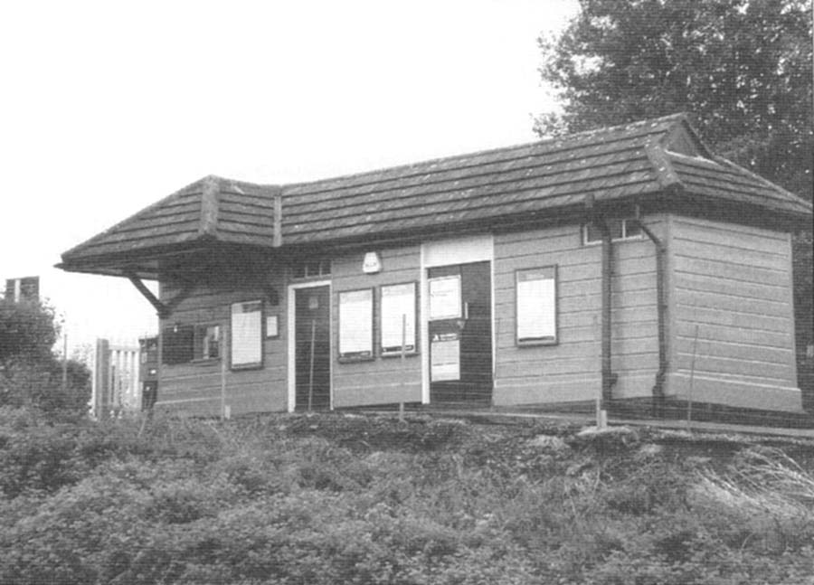 The Booking Office in the early part of the 21st century seen from the down platform