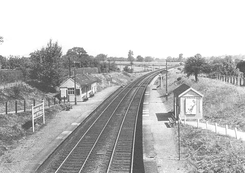 Looking northwards from Norton Lane bridge towards Birmingham on a sunny day sometime in the late 1950s