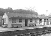 Looking across to Grimes Hill & Wythall Platform's now abandoned and derelict passenger buildings on the up platform