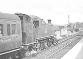 Ex-GWR 2-6-2T 'Large Prairie' No 3101 now leaves Hall Green with the up services to Birmingham on 8th June 1957