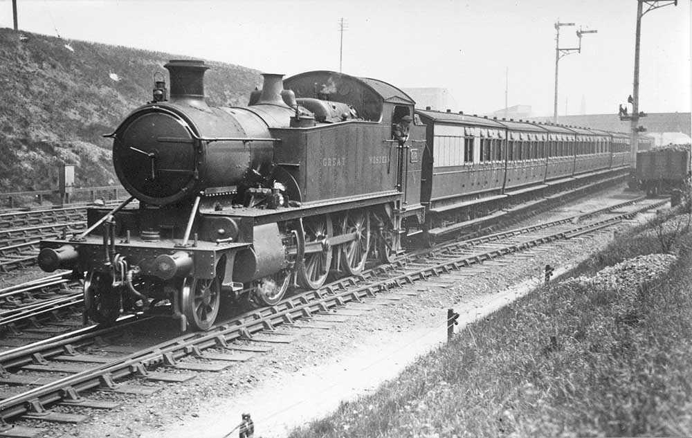 GWR 31xx Class 2-6-2T No 3138 on a local service from Snow Hill to Stourbridge consisting of six-wheel coaching stock