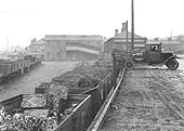Official photograph taken in February 1933, showing the view along the loading wharf and the original Goods yard