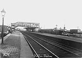 Looking towards Leamington from the up platform prior to the signal box being erected on the down platform