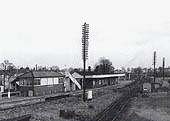 View of Hatton's island platform viewed from Station Road with the siding accessed only by rail in the foreground