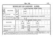 The working timetable for week days in July 1916 showing no passenger services only goods services