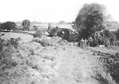 View looking towards Rowington Junction showing the end of the forty chain double siding