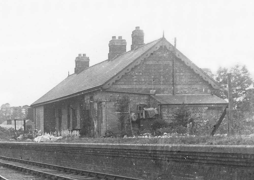 Close up of Henley-in-Arden's disused original station building now being used to provide accommodation for the station master of the new station