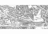 A 1902 25 inch to the mile Ordnance Survey map showing Hockley station, goods yard and transit sheds