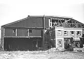 The remains of the old Inwards shed located at the bottom of the yard used for warehouse purposes