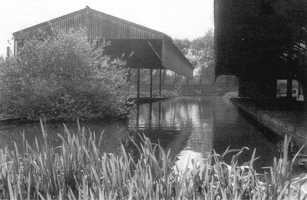View of the now redundant Canal Wharf and Basin seen in 1967, the last year of Hockley's working life