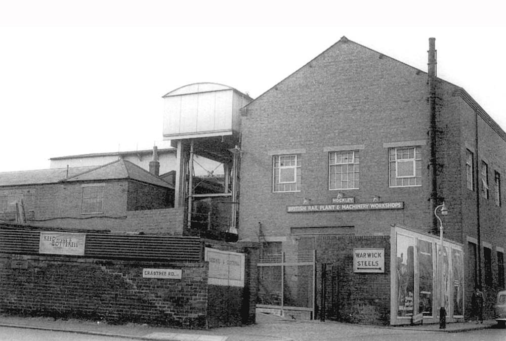 Hockley's accommodation for plant and machinery workshops located on the edge of the canal basin site