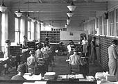 An internal view of the Comptometer Office based within Hockley's main offices adjacent to the' Farm'