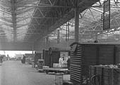 Looking along the northern end of Top shed with decks 3 to 9 being seen on the right on 1st August 1943