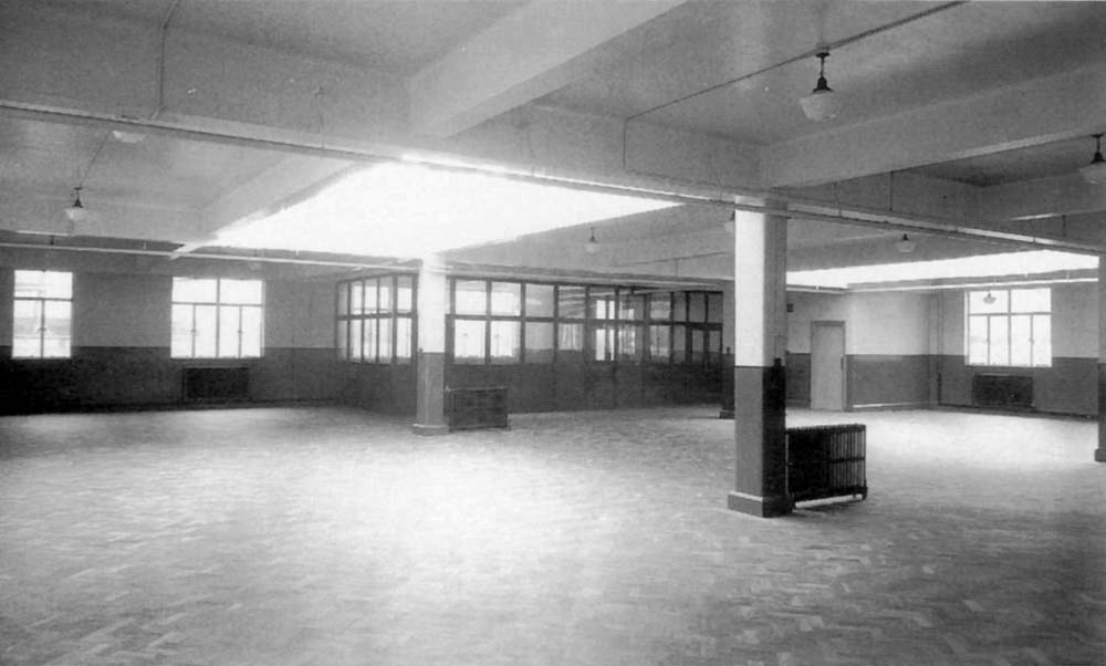 An interior view of the new elevated Invoicing Office seen shortly after its completion on 2nd May 1939