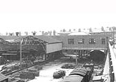 View on 2nd August 1939 of 'Top' shed under construction whilst the new Invoice Office is ready for occupancy