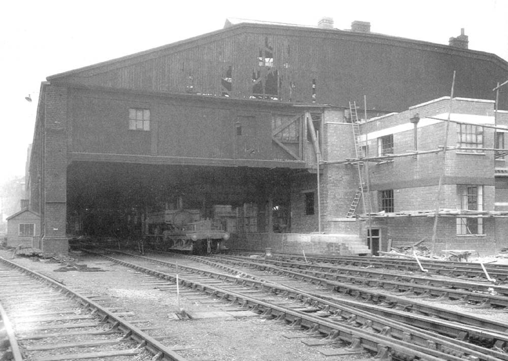 View of the old Inwards shed located at the bottom of the yard now being used for warehouse purposes