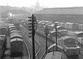 Close up showing the range and volume of wagons being handled by Hockley and other GWR goods yards 