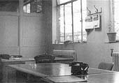 A 1967 internal view of the Chief Clerk's Office which was situated within the new elevated Invoice Office
