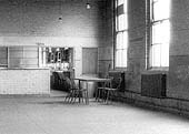 An internal view of the canteen for wages grade staff located on the top floor of Hockley's rebuilt main offices