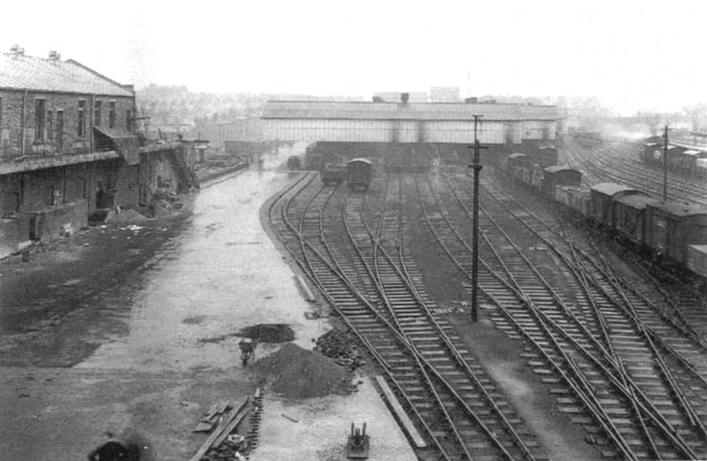 An 11th August 1941 view showing the offices are still being repaired whilst the 'Top' shed is now complete