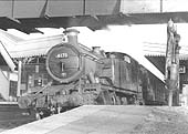 GWR 2-6-2T Large Prairie class No 4170 is seen at the head of an Down local Leamington to Birmingham Snow Hill service standing at Platform 4 on the Down Relief line