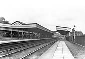 View of the new station looking towards Birmingham as viewed from Platform 1 with Platform 2, 3 and 4 being the other platforms from right to left