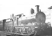 GWR Dean Goods 0-6-0 No 2579 is seen on a local up passenger service to Leamington circa 1911