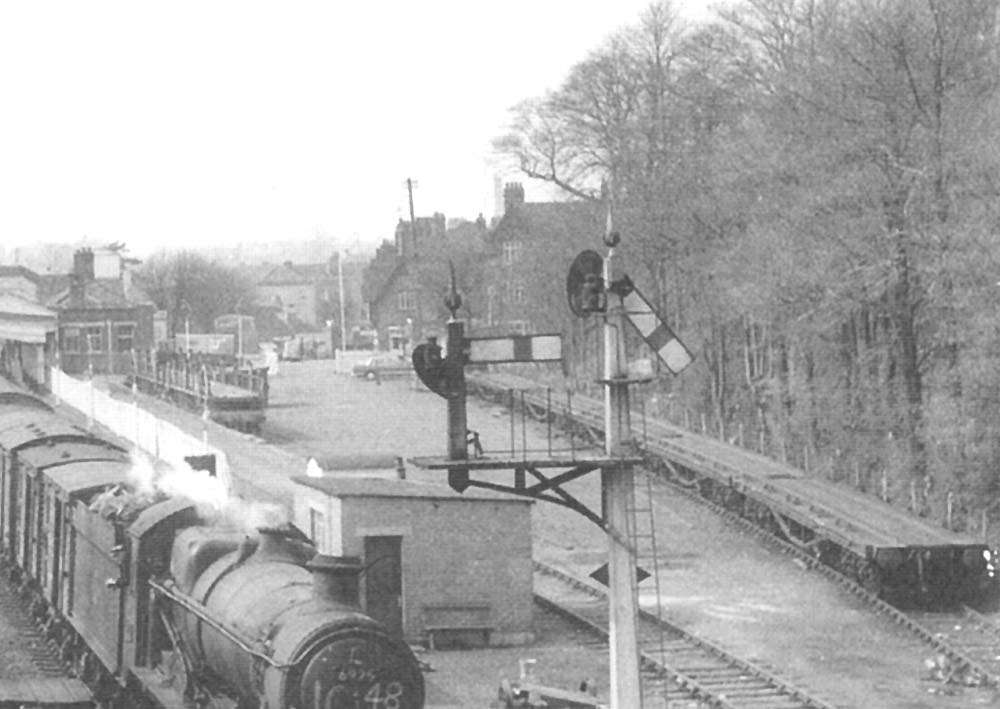 Close up showing the two sidings installed to provide accommodation for up to 14 horse boxes for the Knowle racehorse traffic