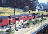 British Railways built 2-6-2T 51xx class 'Large Prairie' No 4172 is seen on a Birmingham service on 21st June 1960