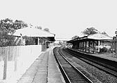 Looking towards Birmingham along Platform 2 with the fence separating it from platform 3 on the left