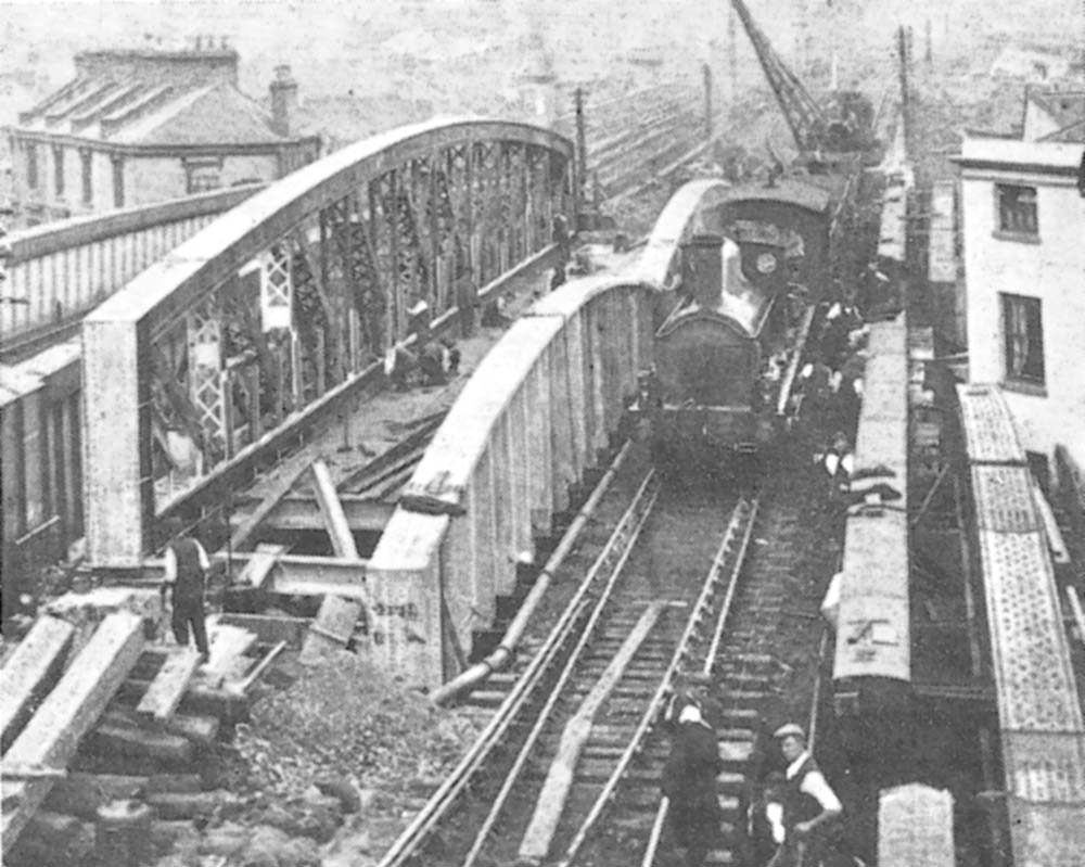 Another view of the unidentified GWR 0-6-0 Armstrong Goods locomotive at the head of the short engineer's train