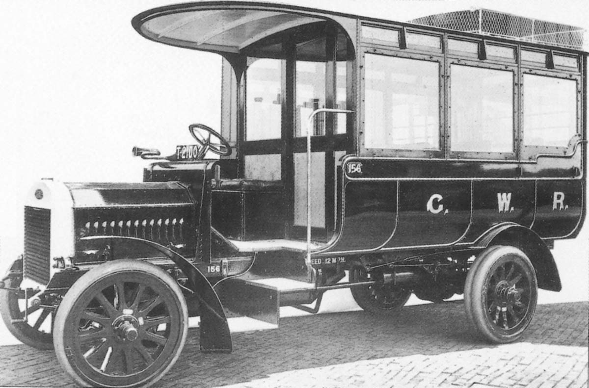 One of the 14 seater Dennis chassis with Swindon built bus bodies designed for the 1911 touring season