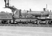 GWR 4-4-0 Flower Class No 4158 'Petunia' is seen standing at rest on an up local passenger train to Oxford