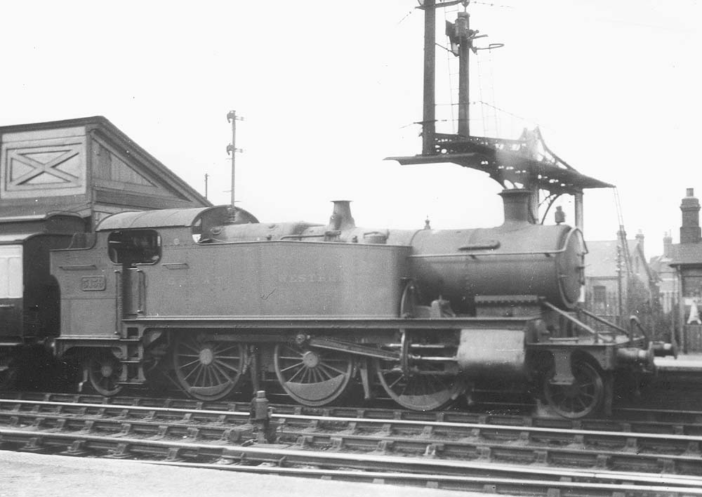 GWR 2-6-2T 'Large Prairie' No 5139 stands at Leamington's up platform the head of an up local passenger train