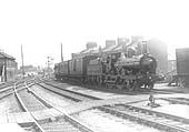 GWR 2-4-0 '3226' Class on a short down local train comprised of Van, Composite and Third