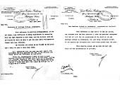 Two GWR internal letters from the Superintendent of the Line to Birmingham Division Superintendent about the provision of water in the carriage sidings at Leamington