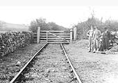 The doyens of railway photographic history are seen posing as they walked the branch line from Moreton-in-Marsh to Shipston-on-Stour