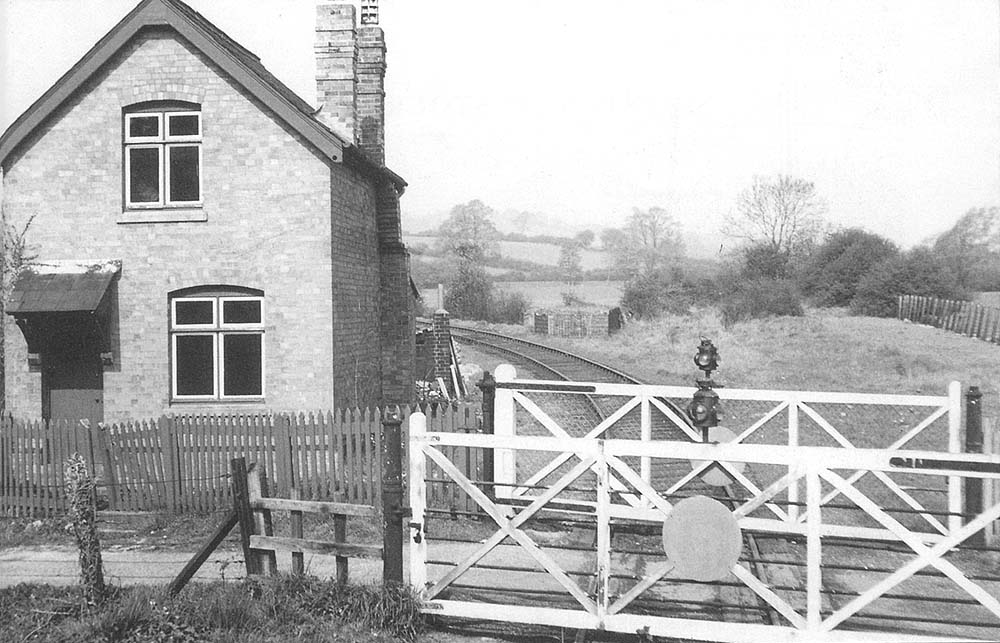 A 1950s view of the former junction and goods yard with the 1899 built horse landing box now lying derelict with just the platform remaining