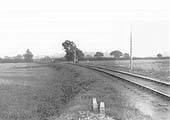 View of the line looking east towards Shipston-on-Stour taken from the end of Longdon Road station platform