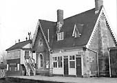 Another 1950s view of Long Marston station showing the gentlemen's toilet on the extreme right erected during the remodelling of the station