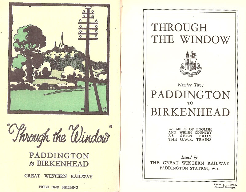 Through the Window - Paddington to Birkenhead