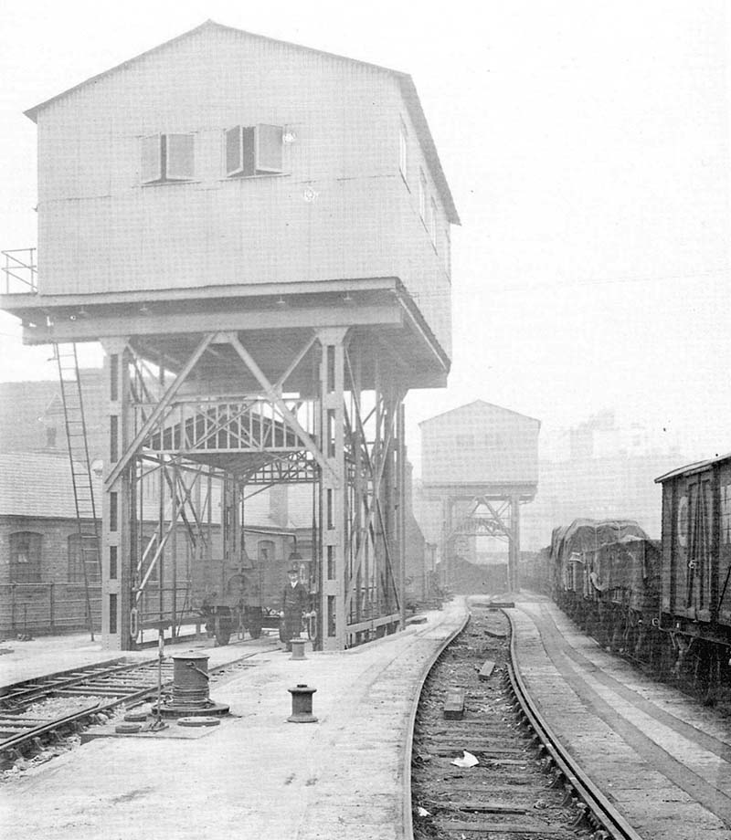 Moor Street Station In the foreground is the wagon hoist to shed 'B