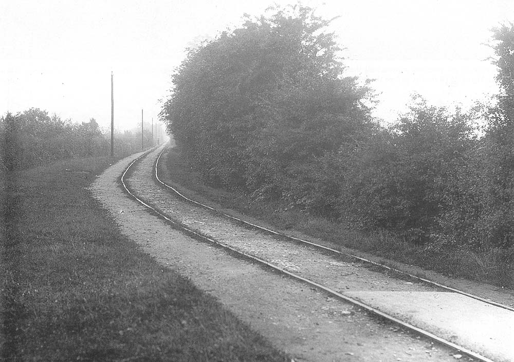 A view from the southern end of the tramway bridge, looking towards Shipston-on-Stour, during the very hot summer of 1899