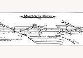 A low resolution version of the Signalling Diagram, dated 1952, for Moreton-in-Marsh Signal Box erected in 1883